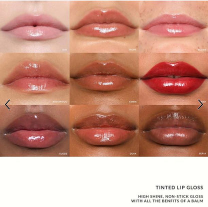 REFY Nourishing Lip Gloss with Hyaluronic Acid – emphasizes care and hydration-Color: Clear