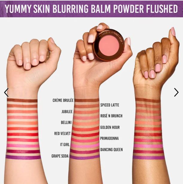Yummy Skin Blurring Balm Powder Flushed - Matte Color for Cheek & Lip