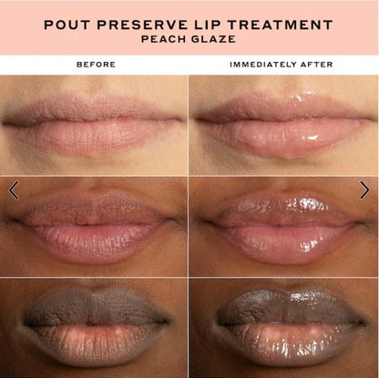 OLEHENRIKSEN Pout Preserve Peptide Hydrating Lip Treatment-Color: Peach Glaze - glazed peach tint + sweet peach scent