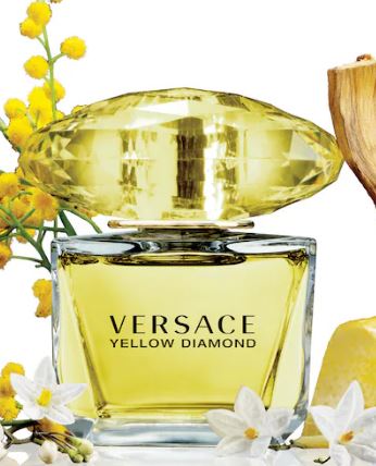 Versace Yellow Diamond Eau de Toilette – Fresh Floral Citrus Perfume for Women