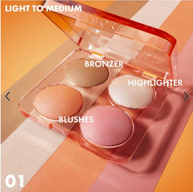 All-in-One Face Palette: Bronzer, Blush & Highlight