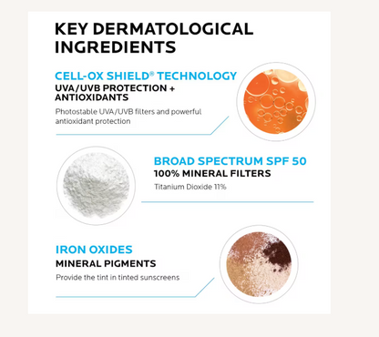 Anthelios Mineral Tinted Ultra Light Face Sunscreen Fluid SPF 50