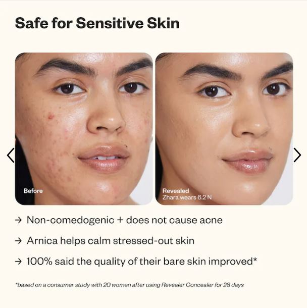 Revealer Super Creamy + Brightening Concealer with Caffeine and Hyaluronic Acid