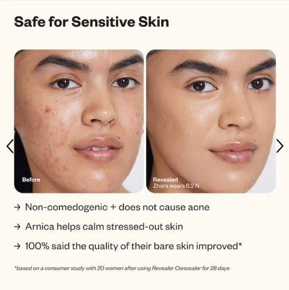 Revealer Super Creamy + Brightening Concealer with Caffeine and Hyaluronic Acid