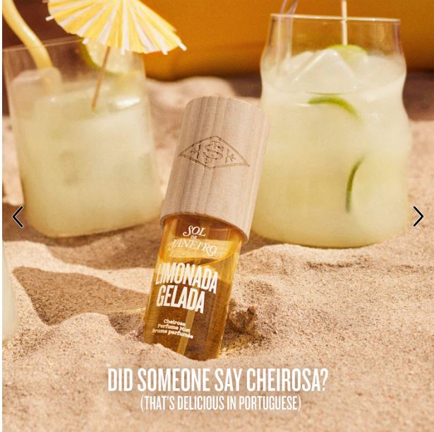 Sol de Janeiro Limonada Gelada Hair & Body Fragrance Mist – Citrus Perfume Spray