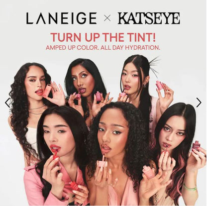 LANEIGE JuicePop Lip Tint – Nourishing, Lightweight Color & Shine-Color: K-Pop Pink - Cool Bright Pink