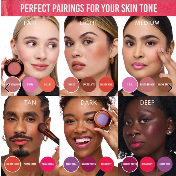 Yummy Skin Blurring Balm Powder Flushed - Matte Color for Cheek &amp; Lip