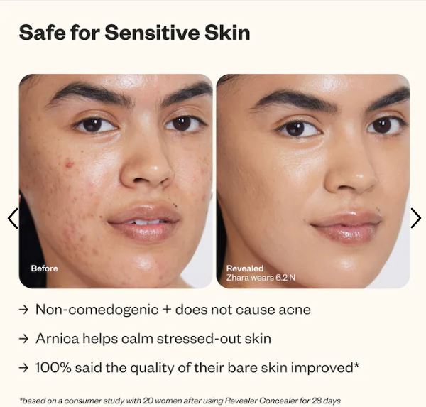 Revealer Super Creamy + Brightening Concealer with Caffeine and Hyaluronic Acid