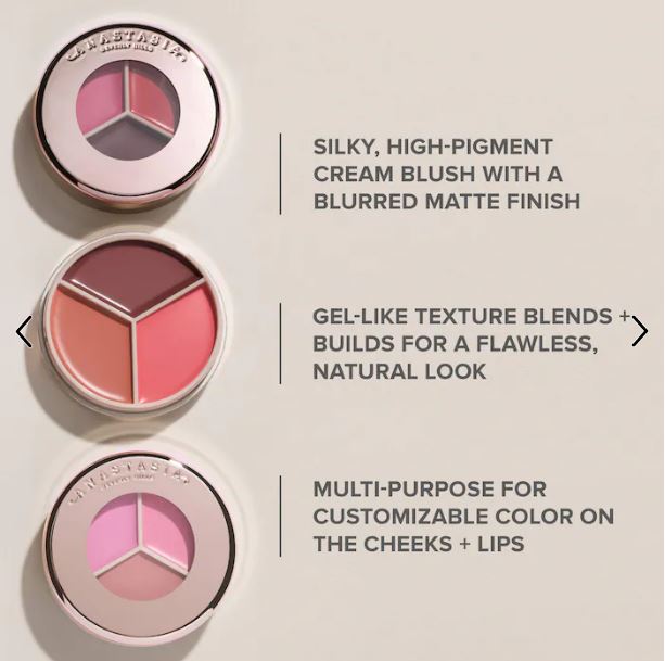 Magic Touch Cream Trio – Blush & Lip Palette-Anastasia Beverly Hills