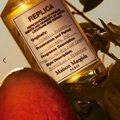 Maison Margiela REPLICA Chasing Sunsets Eau de Toilette – Fruity Woody Mango Perfume for Unisex