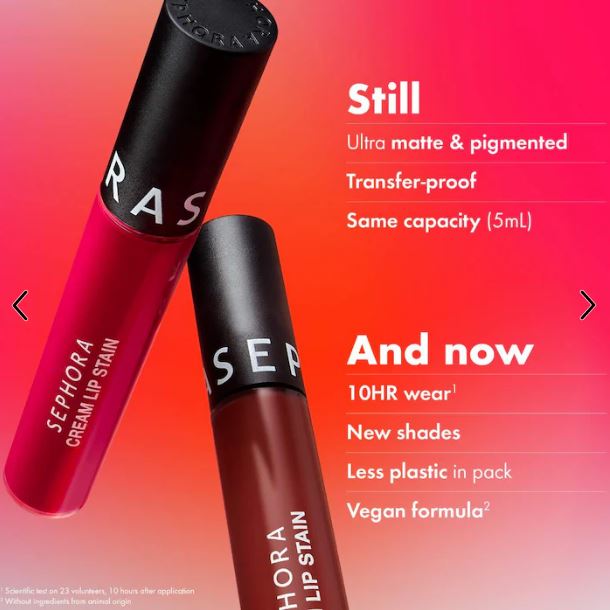 Long-Wear Cream Lip Stain Liquid Lipstick (10HR) – emphasizes longevity-Color: 01 Always Red - matte classic red