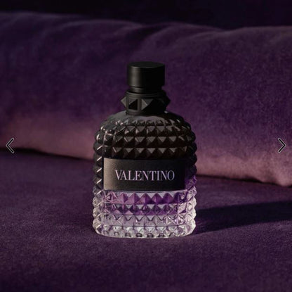 Valentino Uomo Born in Roma Purple Melancholia Eau de Toilette – Fresh Lavender Woody Fragrance for Men