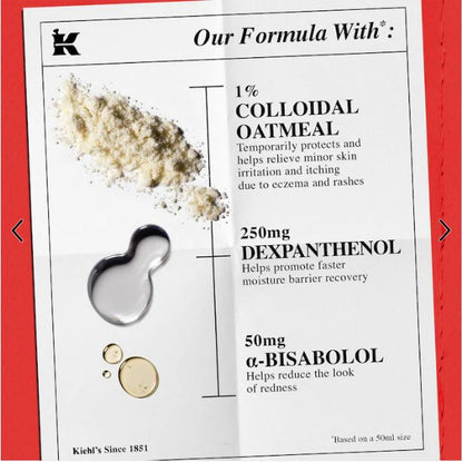 “Kiehl’s Ultra Facial Meltdown Recovery Medicated Cream – Soothing Hydration with Colloidal Oatmeal”