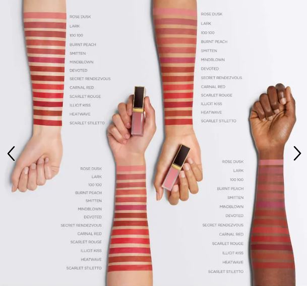 TOM FORD  Liquid Lipstick Luxe Matte for Long-Wear-Color: 100 - brown with rosy tones