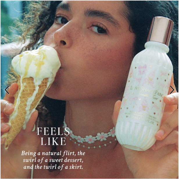kFancy Mini Vanilla Twirl Hair & Body Perfume Mist
