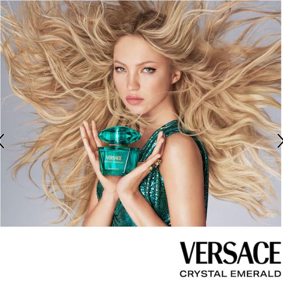 Versace Crystal Emerald Eau de Parfum – Elegant Fresh Floral Green Fragrance