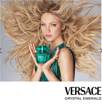 Versace Crystal Emerald Eau de Parfum – Elegant Fresh Floral Green Fragrance