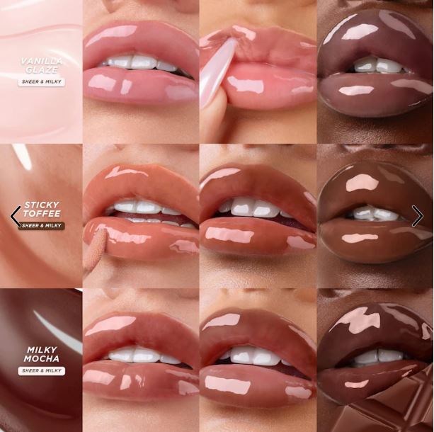 Gisou Hydrating Lip Oil with Honey – emphasizes moisture and ingredient.