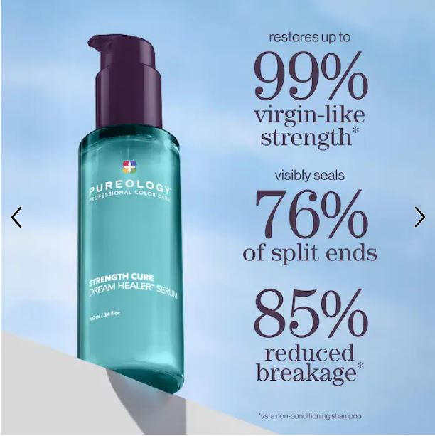 Strength Cure Dream Healer Serum – Repair & Restore Damaged Hair-Pureology