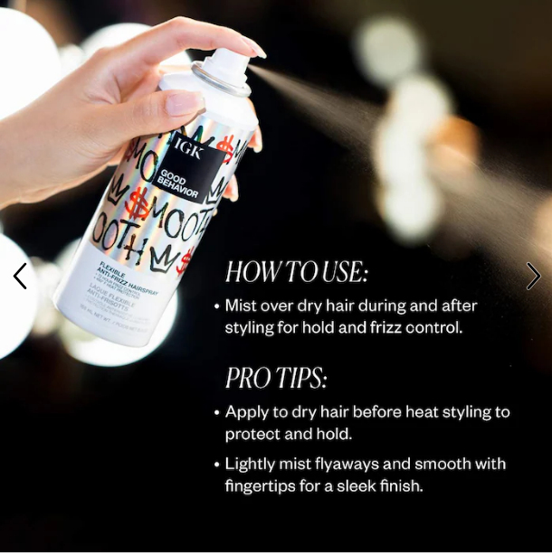 IGK Hair Good Behavior Flexible Hairspray