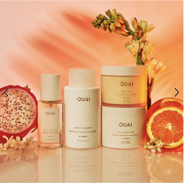 OUAI St. Barts Hair & Body Mist – Tropical Dragon Fruit & Orange Blossom Fragrance Mist for Long-Lasting Freshness