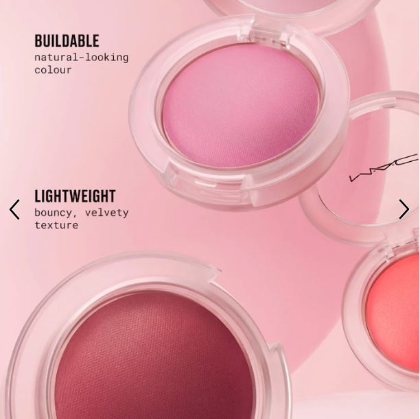 MAC Cosmetics Glow Play Blush – Lightweight, Blurring, Buildable Color-Color: Blush, Please - neutral light mauve