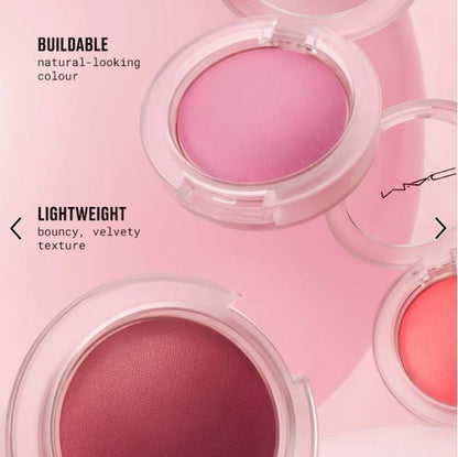 MAC Cosmetics Glow Play Blush – Lightweight, Blurring, Buildable Color-Color: Blush, Please - neutral light mauve