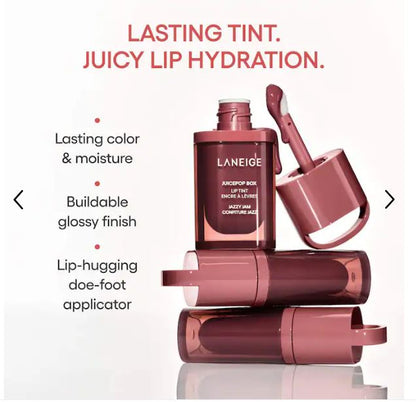 JuicePop Moisturizing Oil Lip Tint – emphasizes moisture and shine.