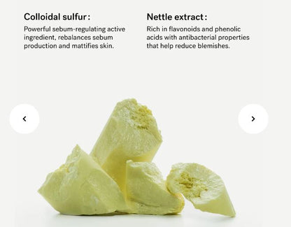 L73 — Blemish Control Face Scrub 2% Sulfur + Nettle Extract