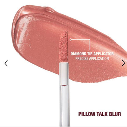 Airbrush Flawless Matte Lip Blur Liquid Lipstick – Long-Lasting, Soft-Focus Matte Lip Color- Pillow Talk Blur - pink nude