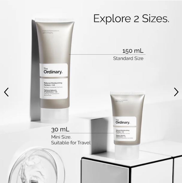 The Ordinary Natural Moisturizing Factors + Hyaluronic Acid – Daily Hydrating Moisturizer”
