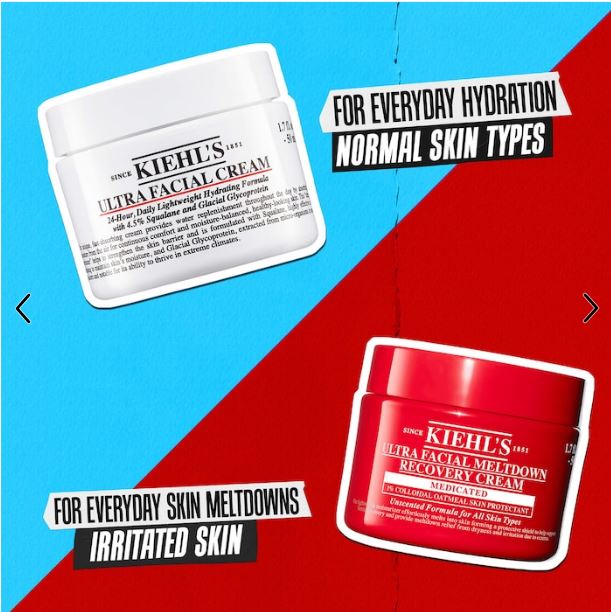 “Kiehl’s Ultra Facial Meltdown Recovery Medicated Cream – Soothing Hydration with Colloidal Oatmeal”
