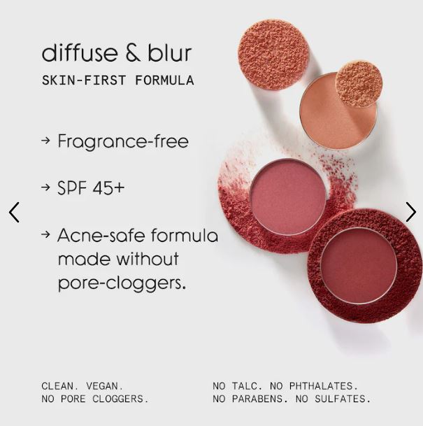 flush & PROTECT SPF 45+ powder blush