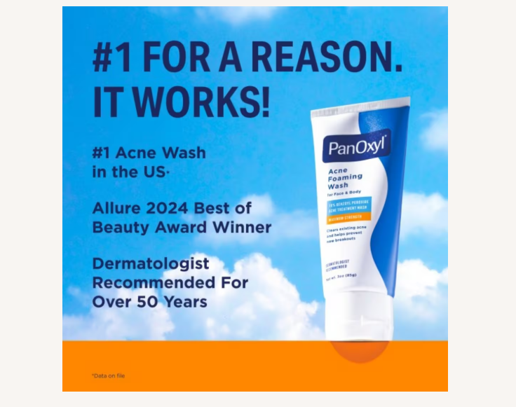 Acne Foaming Wash with 10% Benzoyl Peroxide