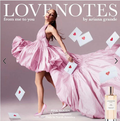 Ariana Grande LOVENOTES Pink Woods EDP Spray – Warm Elegant Women’s Fragrance