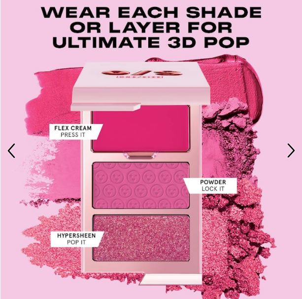Cheek Clapper 3D Blush Trio Palette