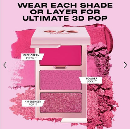 Cheek Clapper 3D Blush Trio Palette