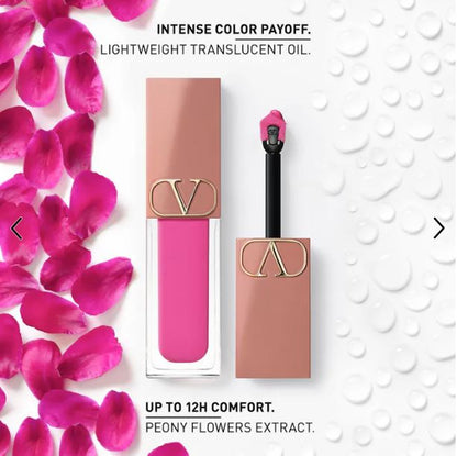 Liquirosso 2-in-1 Liquid Lipstick & Blush – Soft Matte, Long-Lasting Lip & Cheek Tint-Color: 128R - Nude At Last - deep pink