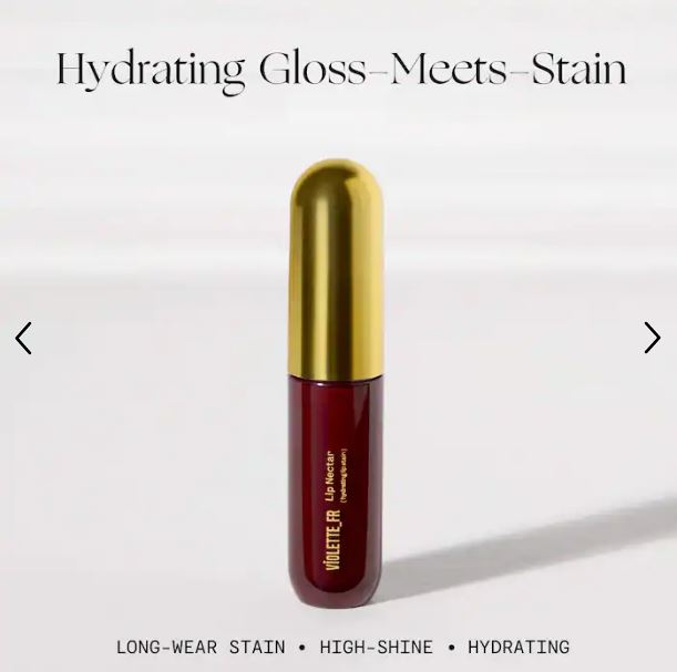 Lip Nectar – Lightweight, Hydrating Lip Stain-VIOLETTE_FR -Color: Dahlia Noir - warm plum