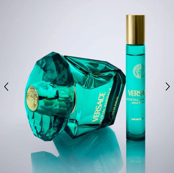 Versace Crystal Emerald Eau de Parfum – Elegant Fresh Floral Green Fragrance