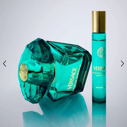 Versace Crystal Emerald Eau de Parfum – Elegant Fresh Floral Green Fragrance