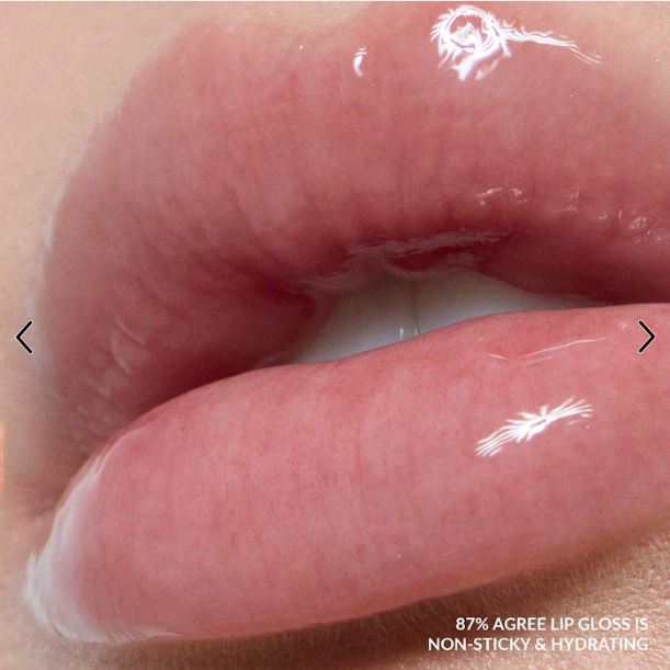 REFY Nourishing Lip Gloss with Hyaluronic Acid – emphasizes care and hydration-Color: Clear