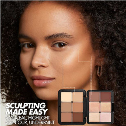 HD Sculpting Palette – Cream Contour & Highlight for Flawless Definition