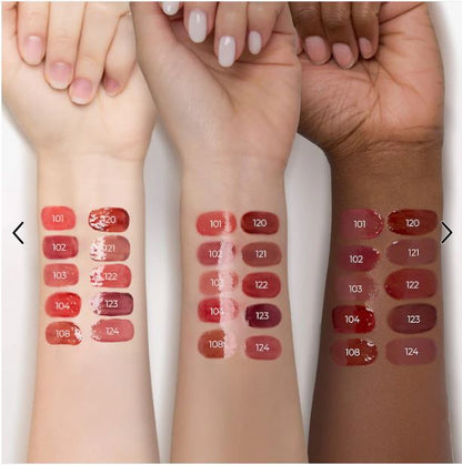 Laka Fruity Glam Tint – Hydrating, Long-Lasting Lip Stain-Color: 102 Dewy - muted mauve