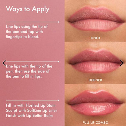 Summer Fridays Flushed Lip Stain – 12HR Long-Lasting Tinted Lip Color