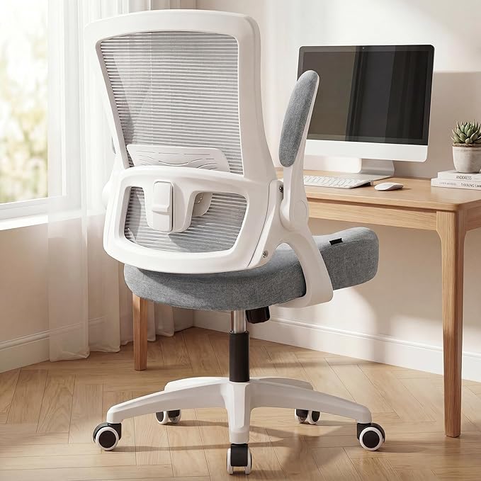 NEO CHAIR High-Back Ergonomic Mesh Office Chair with Flip-Up Arms – Black