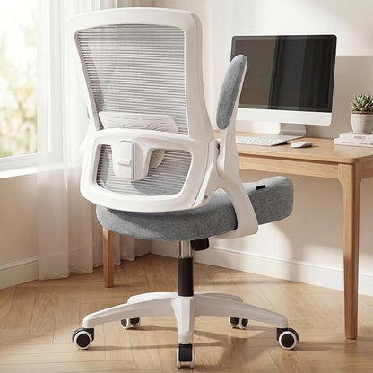 NEO CHAIR High-Back Ergonomic Mesh Office Chair with Flip-Up Arms – Black