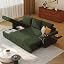 Ball & Cast 80" Sleeper Sectional Couch with Storage Chaise, Foldable Table & Integrated LED Lights