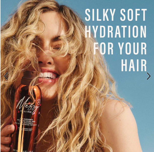 Messy by Alli Webb Instant Silk Revival Hair Refresh Spray for Dry & Frizzy Hair