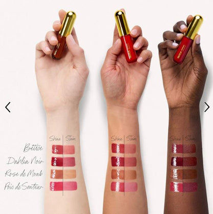 Lip Nectar – Lightweight, Hydrating Lip Stain-VIOLETTE_FR -Color: Dahlia Noir - warm plum